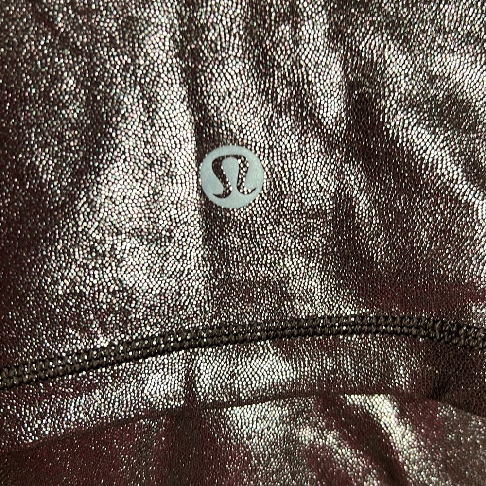 043.Lululemon Define hooded jacket shine radiant foil print French press sizes 8 - Picture 7 of 16